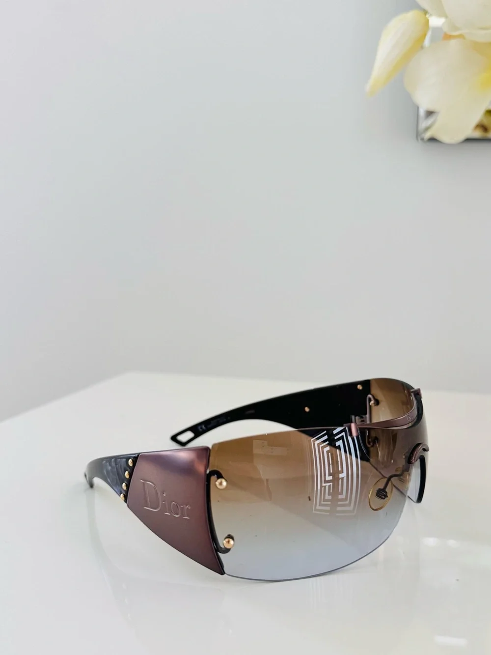 RARE ❤️‍🔥 Vintage Christian Dior Rimless sunglasses
